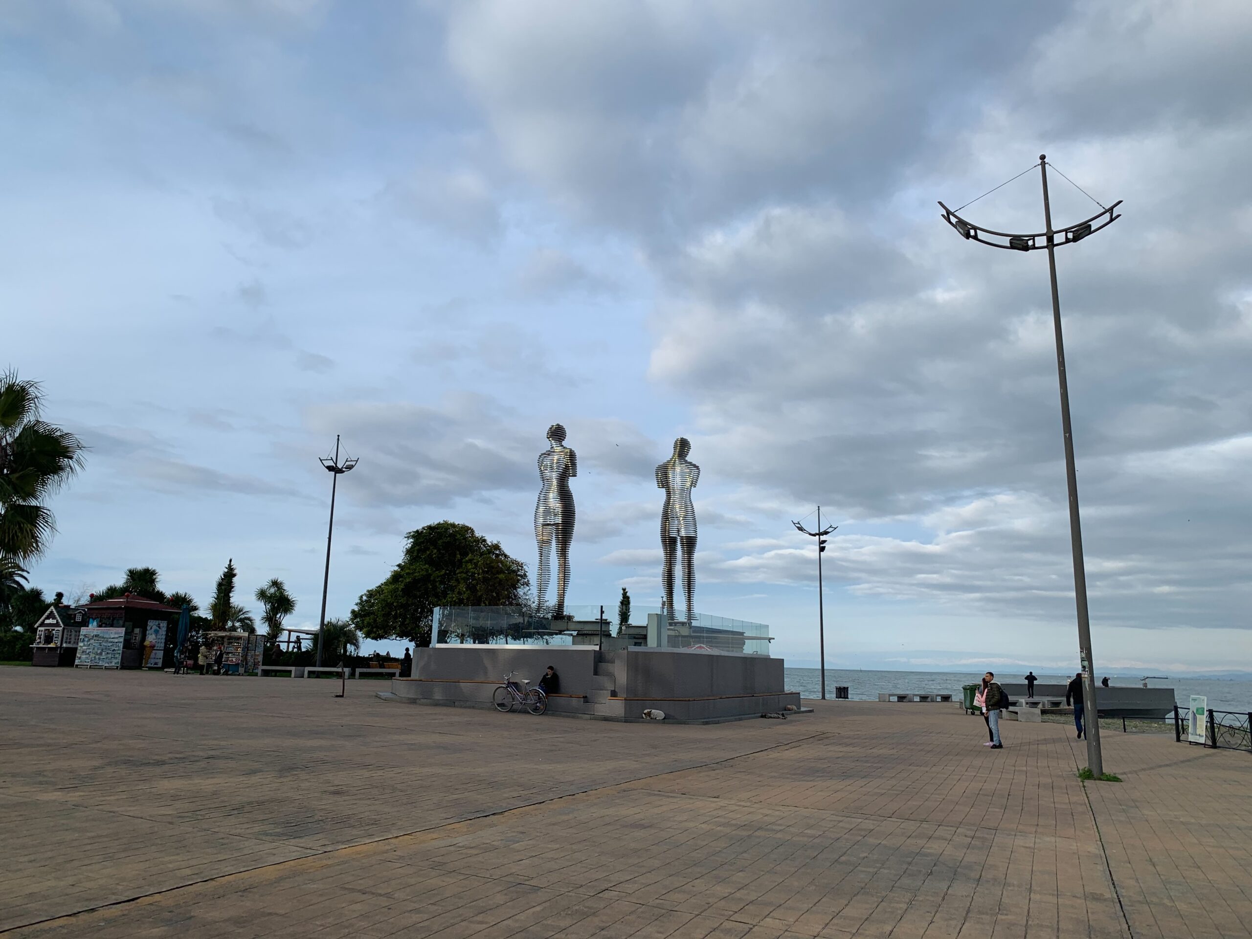 Panorama moderní zástavby Batumi u Černého moře
