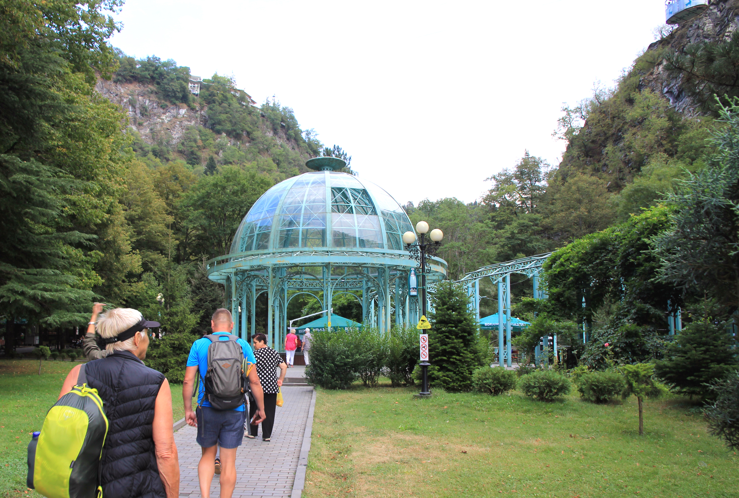 Lázeňský park v Borjomi